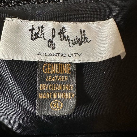 Talk of the Walk leather jacket. Sz M - Picture 3 of 8